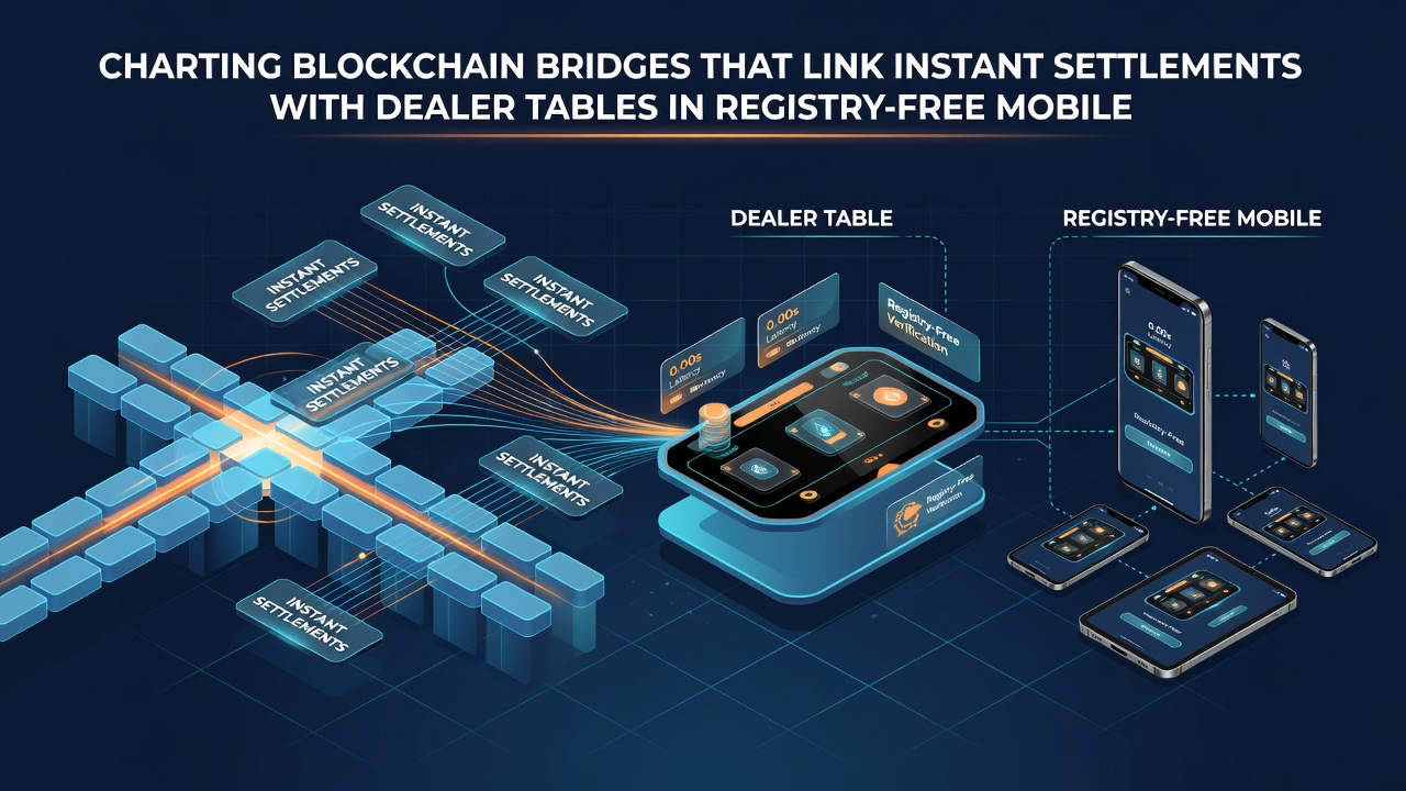 Mobile interface screenshot illustrating real-time bridge settlements during a live dealer session