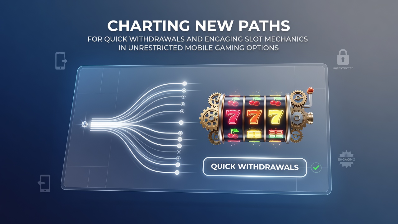 Mobile gaming interface showing slot reels with instant withdrawal indicators and user-friendly controls