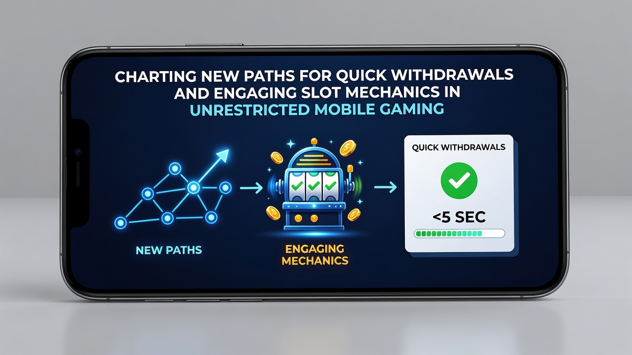 Close-up of mobile slot game with cascading symbols, multipliers, and live balance update