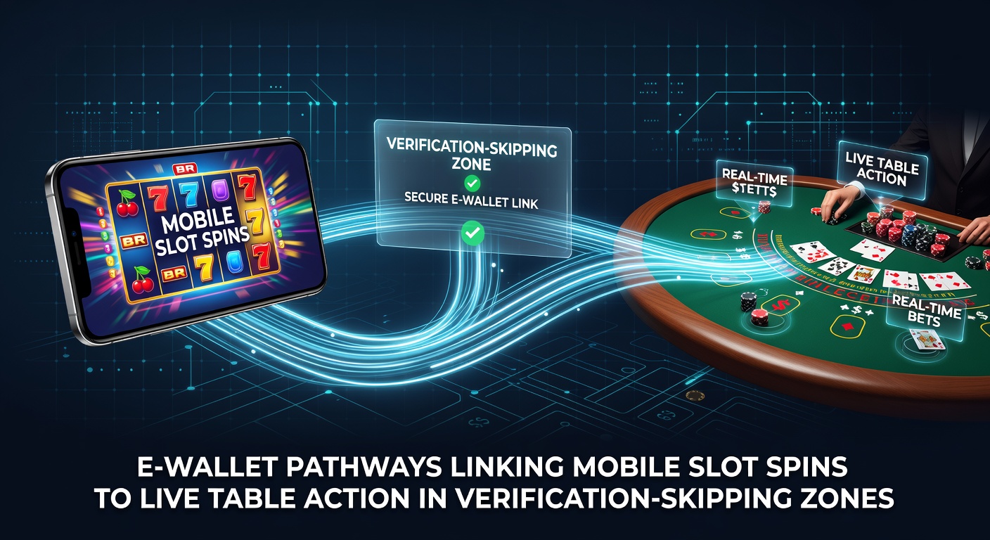 E-wallet interface showing seamless transfers between mobile slot games and live dealer tables in verification-light environments