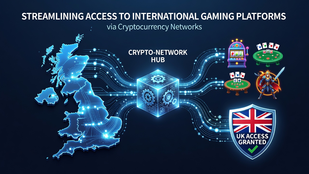 UK users interacting with global gaming interfaces via cryptocurrency wallets