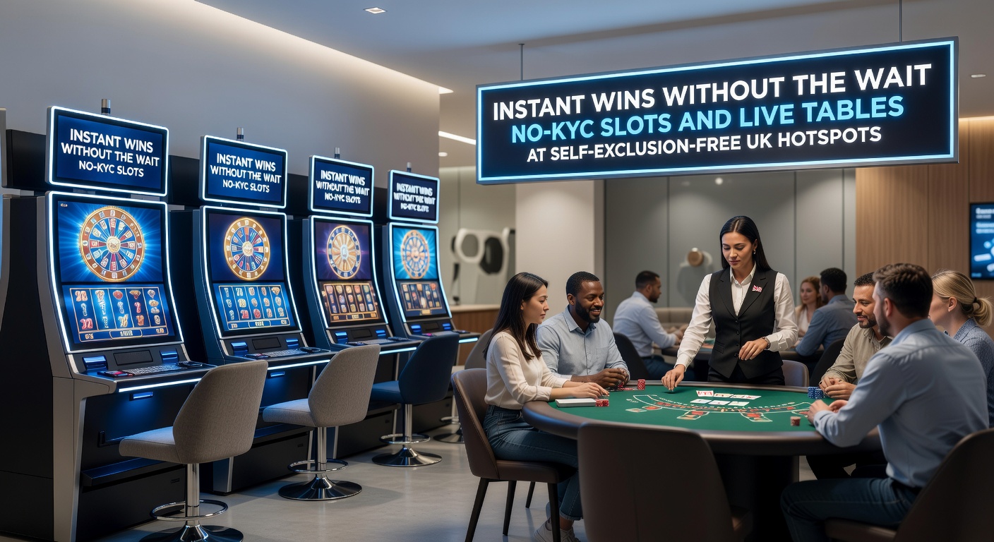 Live dealer at a blackjack table dealing cards with slot machines visible nearby, showcasing seamless no-KYC live gaming interfaces