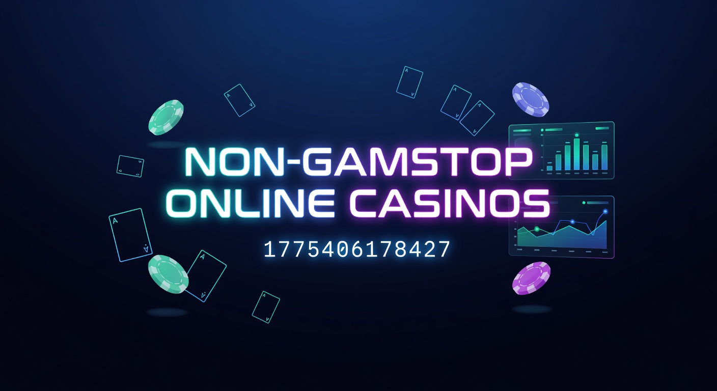 Vibrant digital casino interface showcasing slots, live dealers, and quick payout options on a non-GamStop platform